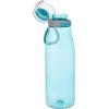 imageAmazon Basics Tritan BPAFree LeakProof Water Bottles with Action Lid 2Pack 24 oz Blue ampamp Purple