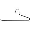 imageAmazon Basics TrouserSlack Hangers Easy Slide Organizers 30Pack Metal Rubber BlackSilver30Pack