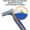 imageAmazon Basics Twin Blade Pivoting Disposable Razors with Rubber Grip 32 Count 1Pack Previously Solimo32 Count Pack of 1
