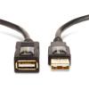imageAmazon Basics USBA 20 Extension Cable Male to Female 480Mbps Transfer Speed 98 Foot Black10Pack