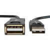 imageAmazon Basics USBA 20 Extension Cable Male to Female 480Mbps Transfer Speed 98 Foot Black2Pack