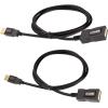 imageAmazon Basics USBA 20 Extension Cable Male to Female 480Mbps Transfer Speed 98 Foot Black2Pack