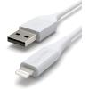 imageAmazon Basics USBA to Lightning ABS Mfi Certified Charger Cable for Apple iPhone iPad 6ft White 1 PackWhite