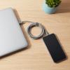 imageAmazon Basics USBA to Lightning Charger Cable Nylon Braided Cord MFi Certified Charger for Apple iPhone 14 13 12 11 X Xs Pro Pro Max Plus iPad 10000 Bend Lifespan 6 Foot Rose GoldDark Gray