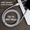 imageAmazon Basics USBA to Lightning Charger Cable Nylon Braided Cord MFi Certified Charger for Apple iPhone 14 13 12 11 X Xs Pro Pro Max Plus iPad 10000 Bend Lifespan 6 Foot SilverSilver