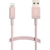 imageAmazon Basics USBA to Lightning Charger Cable Nylon Braided Cord MFi Certified Charger for Apple iPhone 14 13 12 11 X Xs Pro Pro Max Plus iPad 10000 Bend Lifespan 6 Foot Rose GoldRose Gold