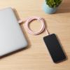 imageAmazon Basics USBA to Lightning Charger Cable Nylon Braided Cord MFi Certified Charger for Apple iPhone 14 13 12 11 X Xs Pro Pro Max Plus iPad 10000 Bend Lifespan 6 Foot Rose GoldRose Gold