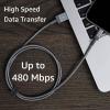 imageAmazon Basics USBA to Lightning Charger Cable Nylon Braided Cord MFi Certified Charger for Apple iPhone 14 13 12 11 X Xs Pro Pro Max Plus iPad 6 Foot Rose GoldDark Gray