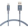 imageAmazon Basics USBA to Lightning Charger Cable Nylon Braided Cord MFi Certified Charger for Apple iPhone 14 13 12 11 X Xs Pro Pro Max Plus iPad 6 Foot Rose GoldDark Gray