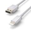 imageAmazon Basics USBA to Lightning Charger Cable Nylon Braided Cord MFi Certified Charger for Apple iPhone 14 13 12 11 X Xs Pro Pro Max Plus iPad 6 Foot SilverSilver