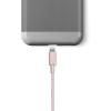 imageAmazon Basics USBA to Lightning Charger Cable Nylon Braided Cord MFi Certified Charger for Apple iPhone 14 13 12 11 X Xs Pro Pro Max Plus iPad 6 Foot Rose GoldRose Gold