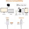 imageAmazon Basics USBA to Lightning Charger Cable Nylon Braided Cord MFi Certified Charger for Apple iPhone 14 13 12 11 X Xs Pro Pro Max Plus iPad 6 Foot Rose GoldDark Gray