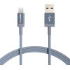 imageAmazon Basics USBA to Lightning Charger Cable Nylon Braided Cord MFi Certified Charger for Apple iPhone 14 13 12 11 X Xs Pro Pro Max Plus iPad 6 Foot Rose GoldDark Gray