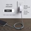 imageAmazon Basics USBA to Lightning Charger Cable Nylon Braided Cord MFi Certified Charger for Apple iPhone 14 13 12 11 X Xs Pro Pro Max Plus iPad 6 Foot Rose GoldDark Gray