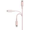 imageAmazon Basics USBA to Lightning Charger Cable Nylon Braided Cord MFi Certified Charger for Apple iPhone 14 13 12 11 X Xs Pro Pro Max Plus iPad 6 Foot Rose GoldRose Gold