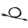 imageAmazon Basics USBA to Mini USB 20 Cable 480Mbps Transfer Speed with GoldPlated Plugs 3 Foot Black3 Feet