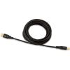 imageAmazon Basics USBA to USBB 20 Cable for Printer or External Hard Drive Computer Compatible GoldPlated Connectors Black 6 Foot16 Feet