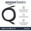 imageAmazon Basics USBA to USBB 20 Cable for Printer or External Hard Drive GoldPlated Connectors 16 Foot Black10 Feet