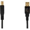 imageAmazon Basics USBA to USBB 20 Cable for Printer or External Hard Drive GoldPlated Connectors 16 Foot Black16 Feet