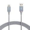 imageAmazon Basics USBC to USBA 20 Fast Charger Cable Nylon Braided Cord 480Mbps Speed USBIF Certified for Apple iPhone 1615 iPad Samsung Galaxy Tablets Laptops 6 foot Dark GreyDark Grey