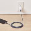 imageAmazon Basics USBC to USBA 20 Fast Charger Cable Nylon Braided Cord 480Mbps Speed USBIF Certified for Apple iPhone 1615 iPad Samsung Galaxy Tablets Laptops 6 foot Dark GreyDark Grey