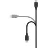 imageAmazon Basics USBC to USBA 20 Fast Charger Cable for Android Phones 480Mbps Speed USBIF Certified for Apple iPhone 1615 iPad Samsung Galaxy Tablets Laptops 6 Foot WhiteBlack