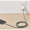 imageAmazon Basics USBC to USBA 31 Gen 1 Fast Charger Cable Nylon Braided Cord 5Gbps HighSpeed for Apple iPhone 1615 iPad Samsung Galaxy Tablets Laptops 10 Foot Dark Gray18 m