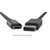 imageAmazon Basics USBC to USBA 31 Gen 2 Adapter Charger Cable Fast Charger 10Gbps HighSpeed USBIF Certified Compatible with iPhone 1615 iPad Tablets Laptops 3 Foot BlackBlack