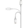 imageAmazon Basics USBC to USBC 20 Fast Charger Cable Nylon Braided Cord 480Mbps Speed USBIF Certified for Apple iPhone 1615 iPad Samsung Galaxy Tablets Laptops 10 Foot SilverSilver
