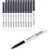 imageAmazon Basics Ultra Fine Point Permanent Markers Assorted Colors 24PackBlack