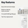 imageAmazon Basics Under Sink Water Filter System NSFANSI 42 ampamp 372 Certified Service Life 1 Year 11000 Gallons White