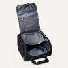 imageAmazon Basics Underseat Carry On Luggage with Wheels  14quot Rolling Travel Bag BlackBlack Quilted