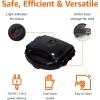 imageAmazon Basics Waffle Sandwich Maker and Grill 3in1 Black 700WBlack