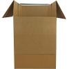imageAmazon Basics Wardrobe Clothing Moving Boxes with Bar 6 Pack Brown 24quot x 24quot x 40quotBrown