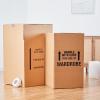 imageAmazon Basics Wardrobe Clothing Moving Boxes with Bar 6 Pack Brown 24quot x 24quot x 40quotBrown