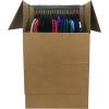 imageAmazon Basics Wardrobe Clothing Moving Boxes with Bar 6 Pack Brown 24quot x 24quot x 40quotBrown