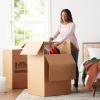 imageAmazon Basics Wardrobe Clothing Moving Boxes with Bar 6 Pack Brown 24quot x 24quot x 40quotBrown