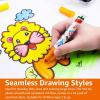 imageAmazon Basics Washable Markers for Kids Fine Tip Assorted Pack 24Fine Tip
