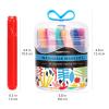 imageAmazon Basics Washable Markers for Kids Fine Tip Assorted Pack 24Round Tip