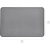 imageAmazon Basics Waterproof AntiSlip Silicone Cat ampamp Dog Food Mat Pet Mats with Raised Edges for Food and Water Bowl to Protect Floors 185 x 115 Inches Gray SolidGrey