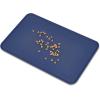 imageAmazon Basics Waterproof AntiSlip Silicone Cat ampamp Dog Food Mat Pet Mats with Raised Edges for Food and Water Bowl to Protect Floors 185 x 115 Inches Gray SolidBlue