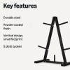 imageAmazon Basics Weight Plate Tree Rack1 Weight Plate Tree  300 lbs