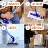 imageAmazon Basics Wet Mopping Cloth Refills 24 Count Fits Swiffer Sweeper Mop HeadsWet  Dry Sweeper Kit