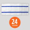 imageAmazon Basics Wet Mopping Cloth Refills 24 Count Fits Swiffer Sweeper Mop HeadsWet Mopping Cloth Refills