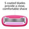 imageAmazon Basics Womens 5 Blade FITS Razor for Women FITS Amazon Basics Handle and Venus Handles Includes 1 FITS Handle 12 Cartridges ampamp 1 Shower HangerPink