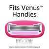 imageAmazon Basics Womens 5 Blade FITS Razor for Women FITS Amazon Basics Handle and Venus Handles Includes 1 FITS Handle 12 Cartridges ampamp 1 Shower HangerPink