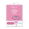imageAmazon Basics Womens 5 Blade FITS Razor for Women FITS Amazon Basics Handle and Venus Handles Includes 1 FITS Handle 12 Cartridges ampamp 1 Shower HangerPink