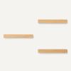 imageAmazon Basics Wood Floating Wall Shelves Pack of 3 White 158quot x 5quot x 18quotPine