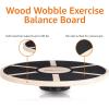 imageAmazon Basics Wood Wobble Balance Trainer BoardBlack