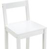 imageAmazon Basics Wooden Bar Stool with Backrest 24quot White Set of 2White